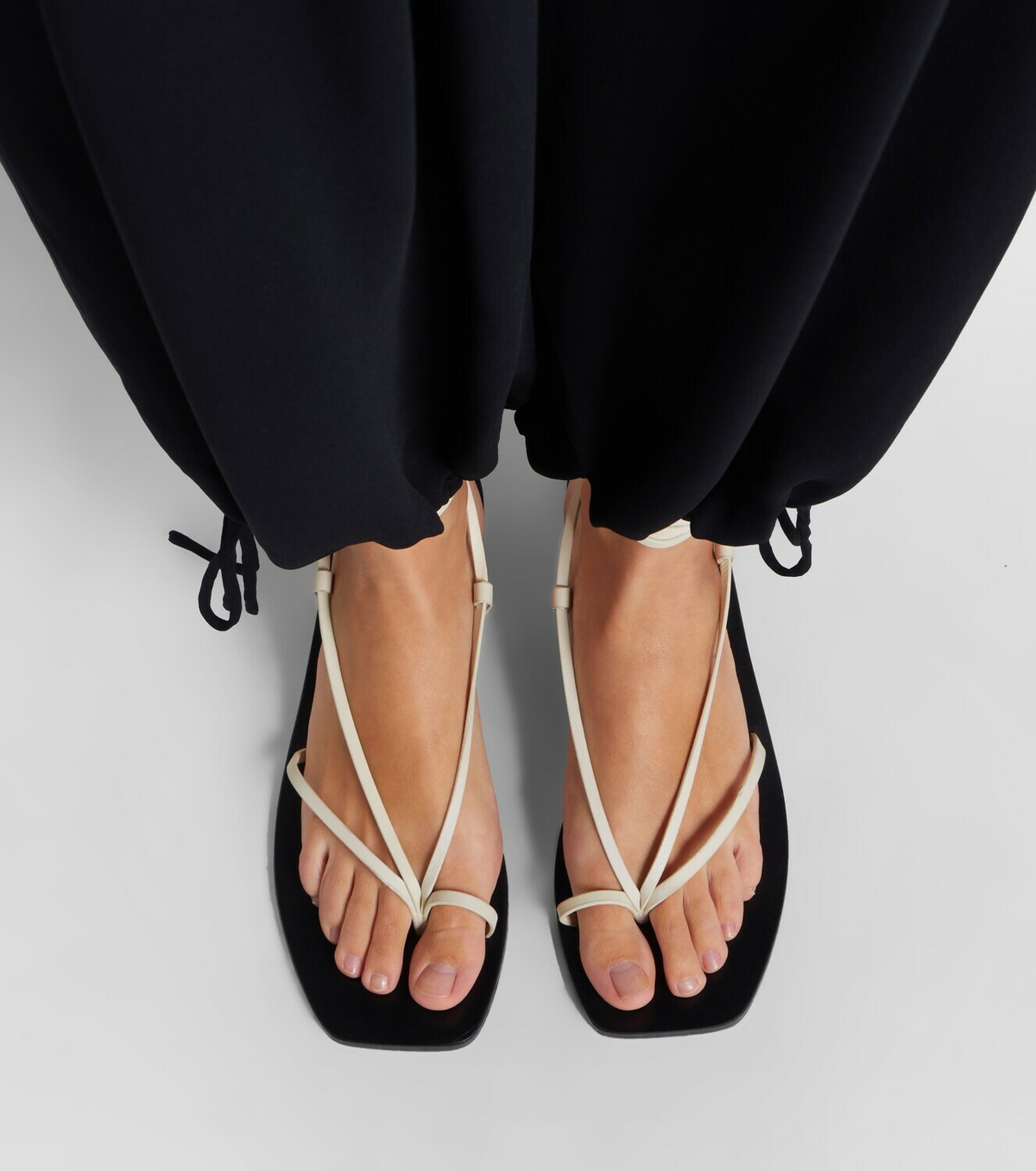 A.Emery Nolan leather thong sandals
