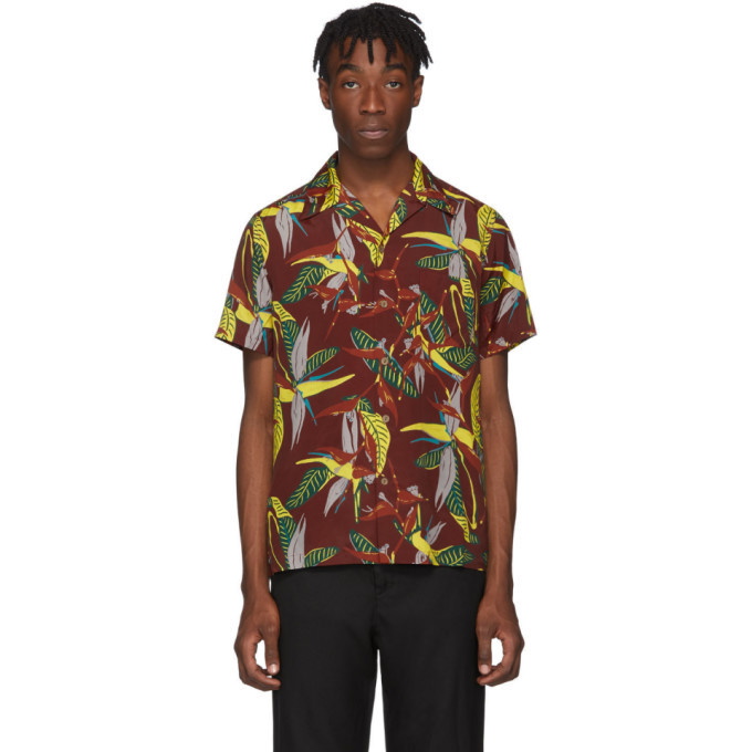 Photo: Wacko Maria Burgundy Type 1 Hawaiian Shirt