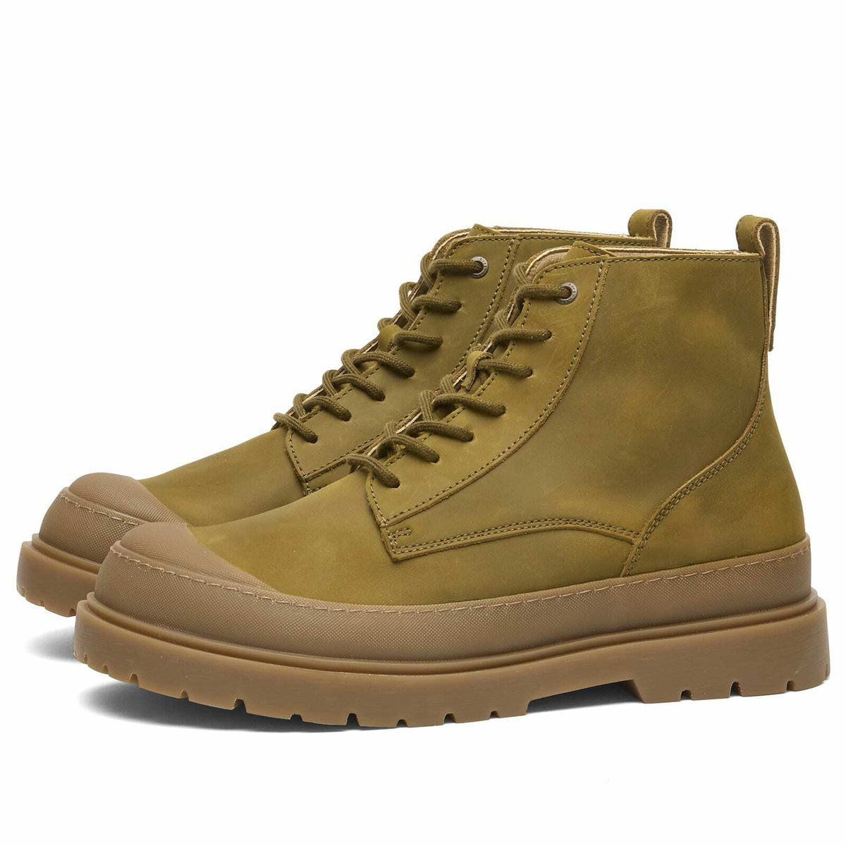 Birkenstock Men's Prescott Lace Boots in Pine Green