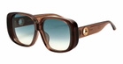 Linda Farrow Astrid - Brown / Aqua Sunglasses
