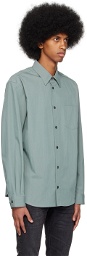 John Elliott Gray Cloak Shirt