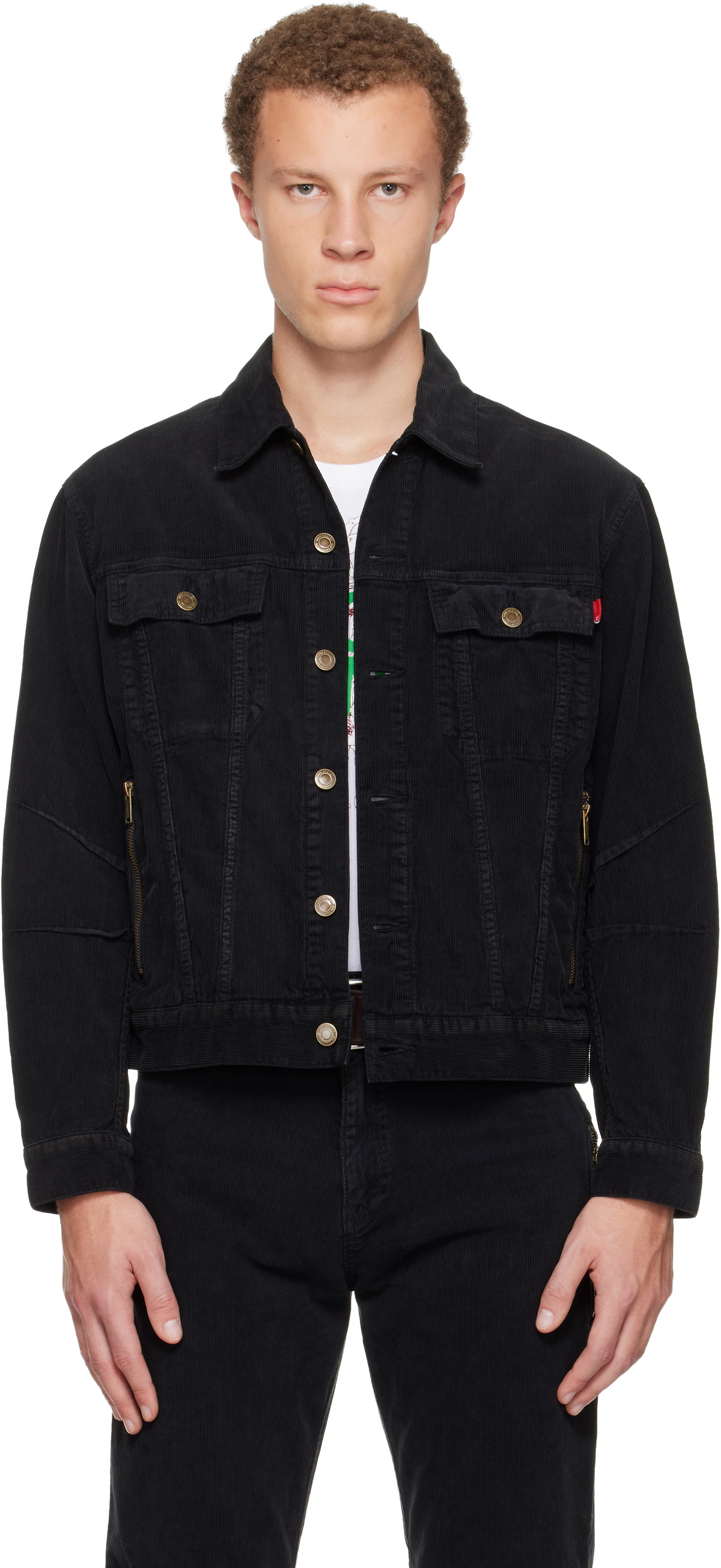 Undercover - Cindy Sherman Printed Tencel Jacket - Black