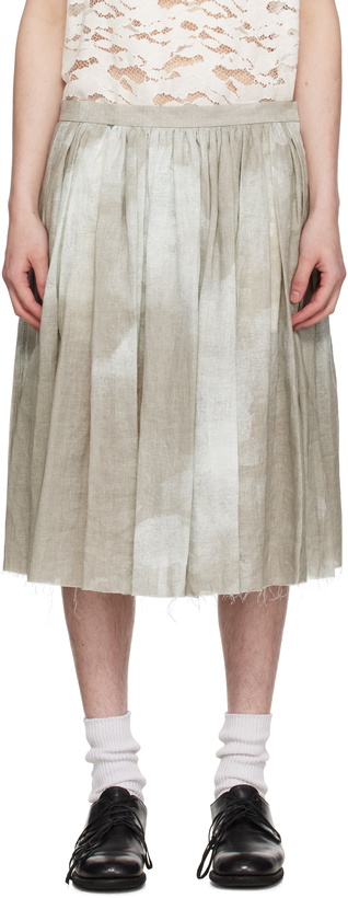 Photo: UNDERCOVER Beige UC1E4604-2 Skirt