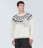 And Wander Lopi fair isle wool-blend sweater