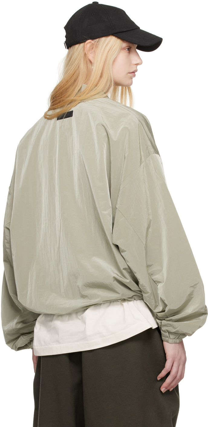 Fear of God ESSENTIALS Yellow Shell Bomber Jacket Fear Of God Essentials