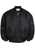 Entire Studios Broad Padded Nylon Bomber Jacket Black