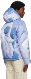 KidSuper Blue Kissing Down Jacket