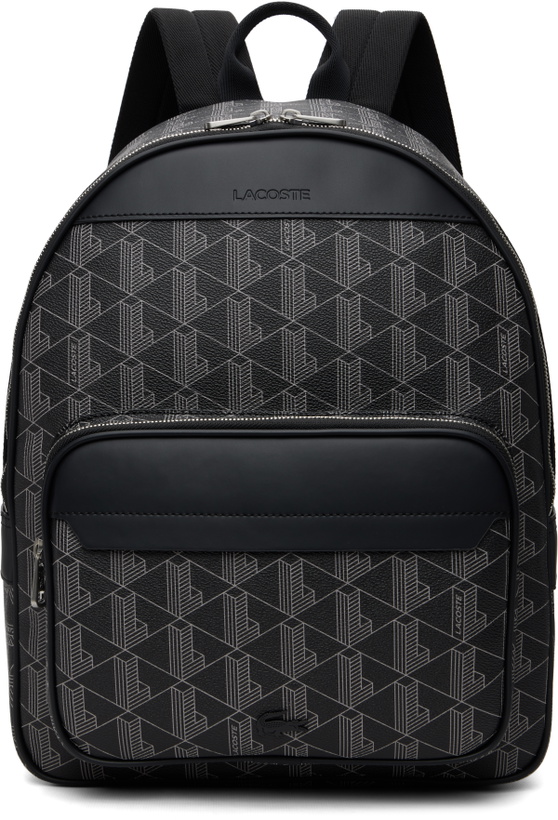 Photo: Lacoste Black 'The Blend' Backpack