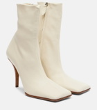 Alaïa 90 leather ankle boots