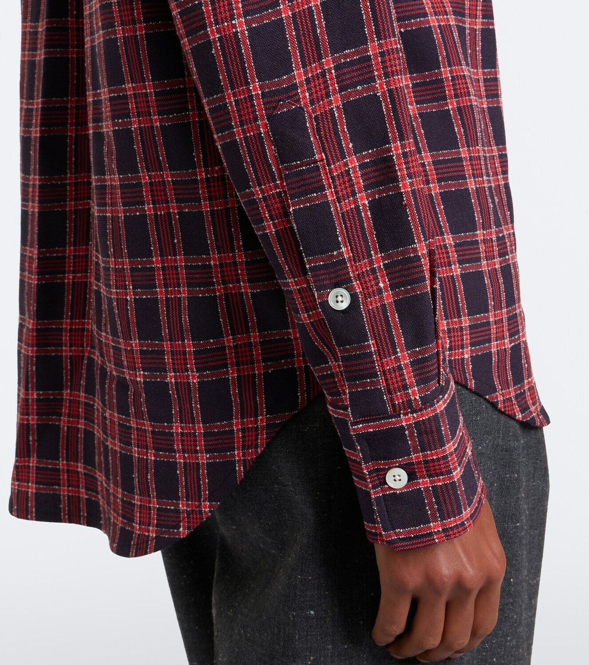 Róhe Checked shirt