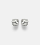 Yvonne Léon Picots 9kt white gold (375/1000) hoop earrings