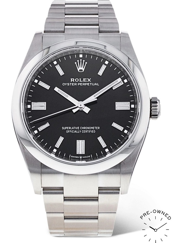 Photo: ROLEX - Pre-Owned 2020 Oyster Perpetual Automatic 36mm Oystersteel Watch, Ref. No. 126000