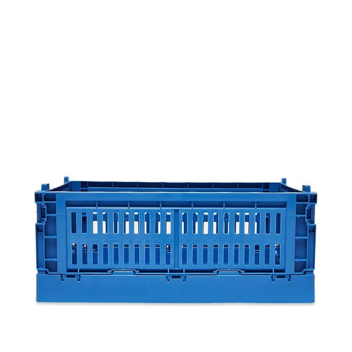 Photo: HAY Small Recycled Colour Crate in Electric Blue