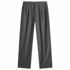Jil Sander Men's Pinstripe Wool Trouser in Koala