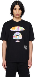 AAPE by A Bathing Ape Black Moonface Camo T-Shirt