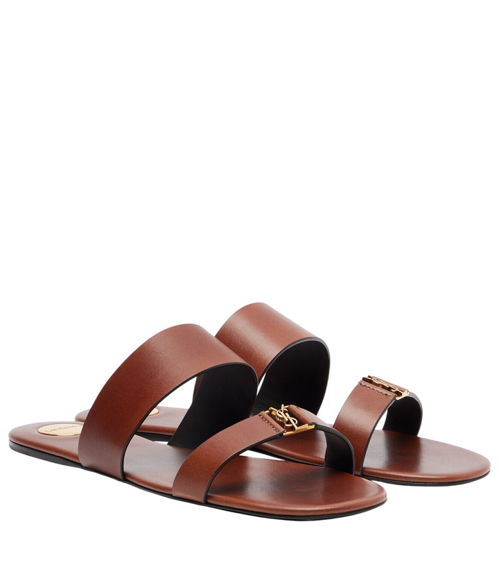 Photo: Saint Laurent Cassandre leather sandals