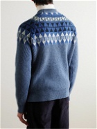 Loro Piana - Fair Isle Cashmere Sweater - Blue