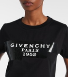 Givenchy Distressed printed cotton jersey T-shirt