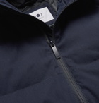 NN07 - Mason 8259 Quilted Cotton-Blend PrimaLoft Hooded Jacket - Blue