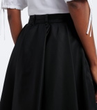 Prada Re-Nylon belted midi skirt