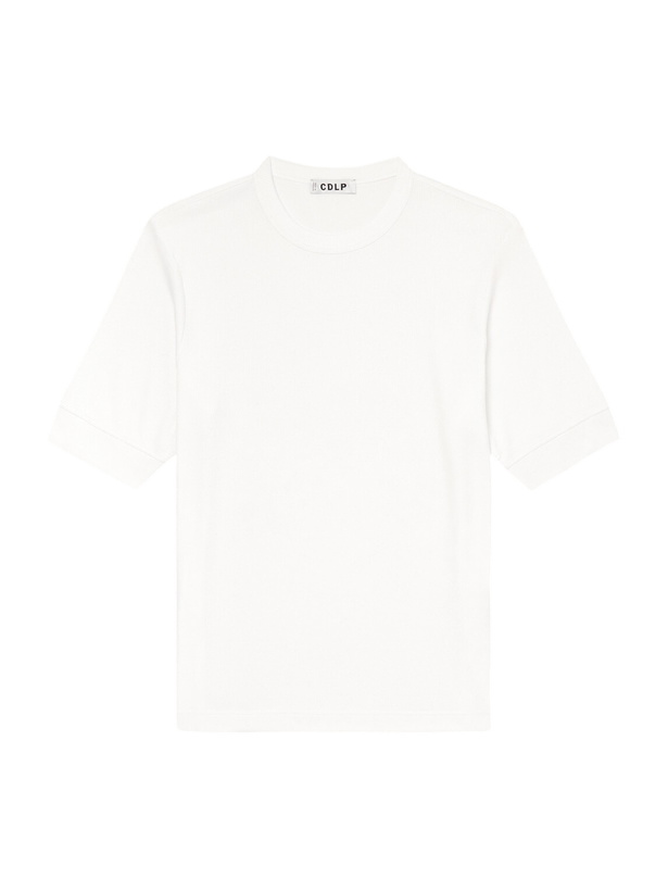 Photo: CDLP - Ribbed Lyocell and Cotton-Blend T-Shirt - White