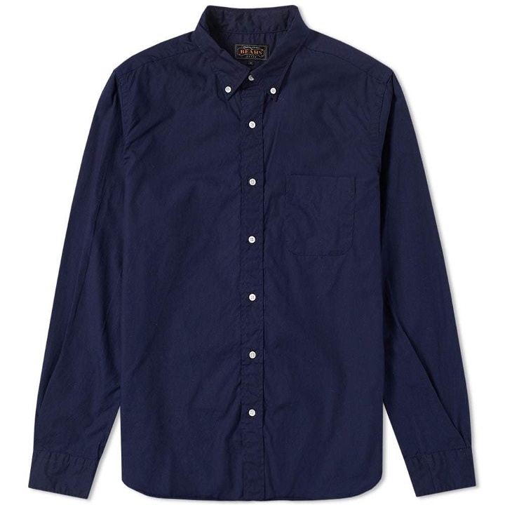 Photo: Beams Plus Button Down Broadcloth Shirt Blue