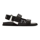 Valentino Black Valentino Garavani VLTN Sandals