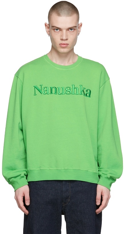 Photo: Nanushka Green Remy Sweatshirt