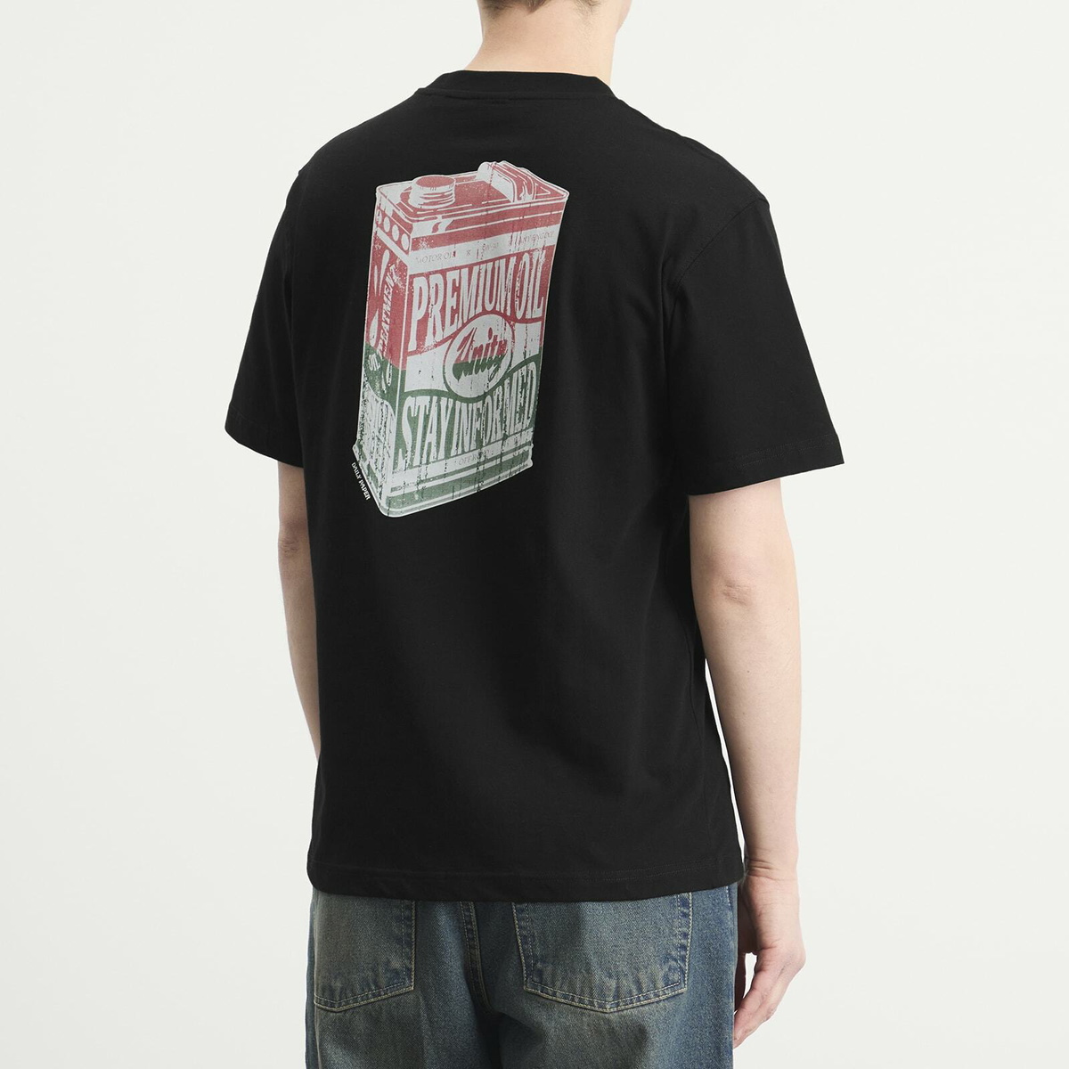 Daily Paper Men's Oil Can T-Shirt in Black