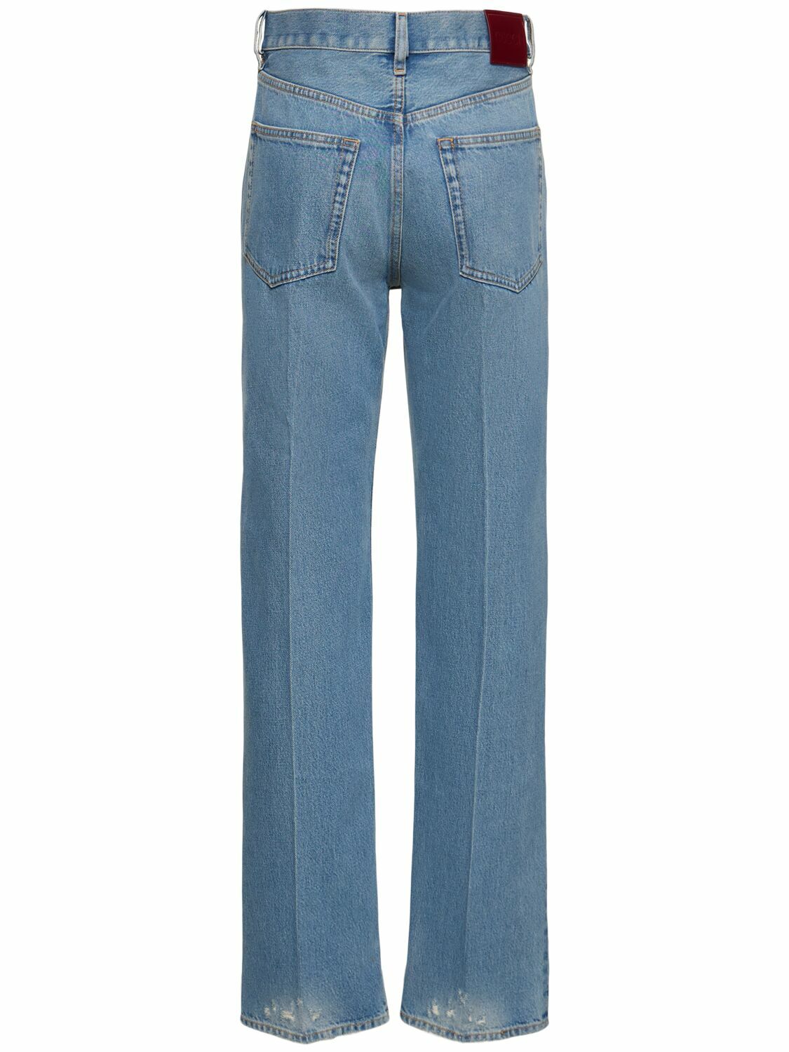 GUCCI 90s Cotton Denim Jeans Gucci