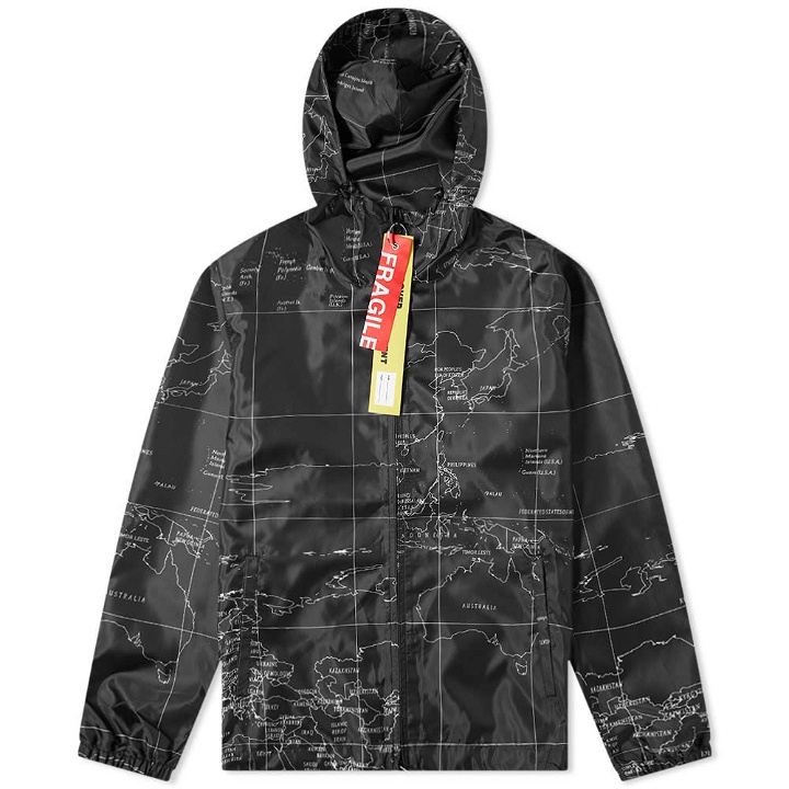 Photo: Uniform Experiment World Map Zip Hooded Jacket