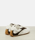 Bottega Veneta Orbit Flash suede-trimmed sneakers
