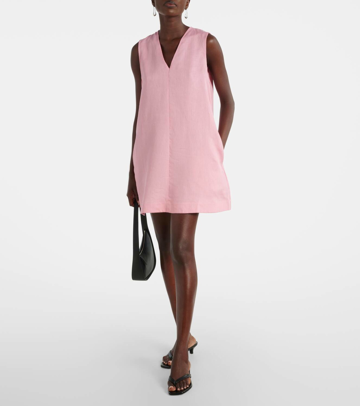 Asceno Derya linen minidress