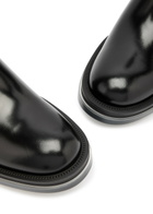 Alexander Mcqueen Leather Chelsea Boots Black