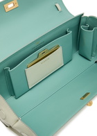 Anya Hindmarch Mortimer Leather Clutch - Light Blue - One Size