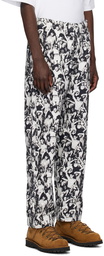 Stüssy Black & White Brushed Trousers