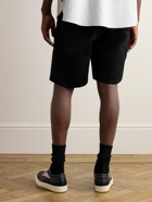 Neighborhood - Wide-Leg Cotton-Twill Shorts - Black