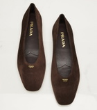 Prada Suede ballet flats