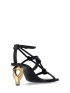 JW ANDERSON - 75mm Leather Chain Heel Sandals