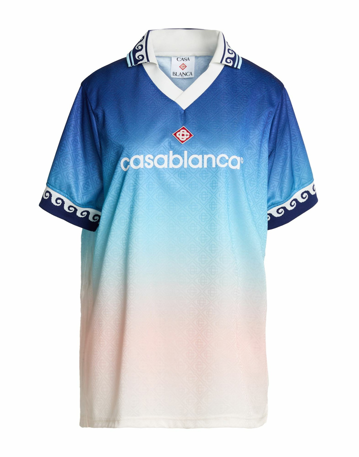 Casablanca Womens T-shirt Azure