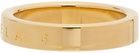 MM6 Maison Margiela Gold Logo 6 Band Ring