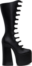 Marc Jacobs Black 'The Kiki Knee-High' Tall Boots