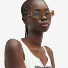 KIMEZE Women's Concept 2 Sunglasses in Brown Crystal 