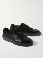 Belstaff - Rally Suede-Trimmed Leather Sneakers - Black