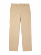 Nili Lotan - Carsen Straight-Leg Cotton-Blend Twill Trousers - Neutrals