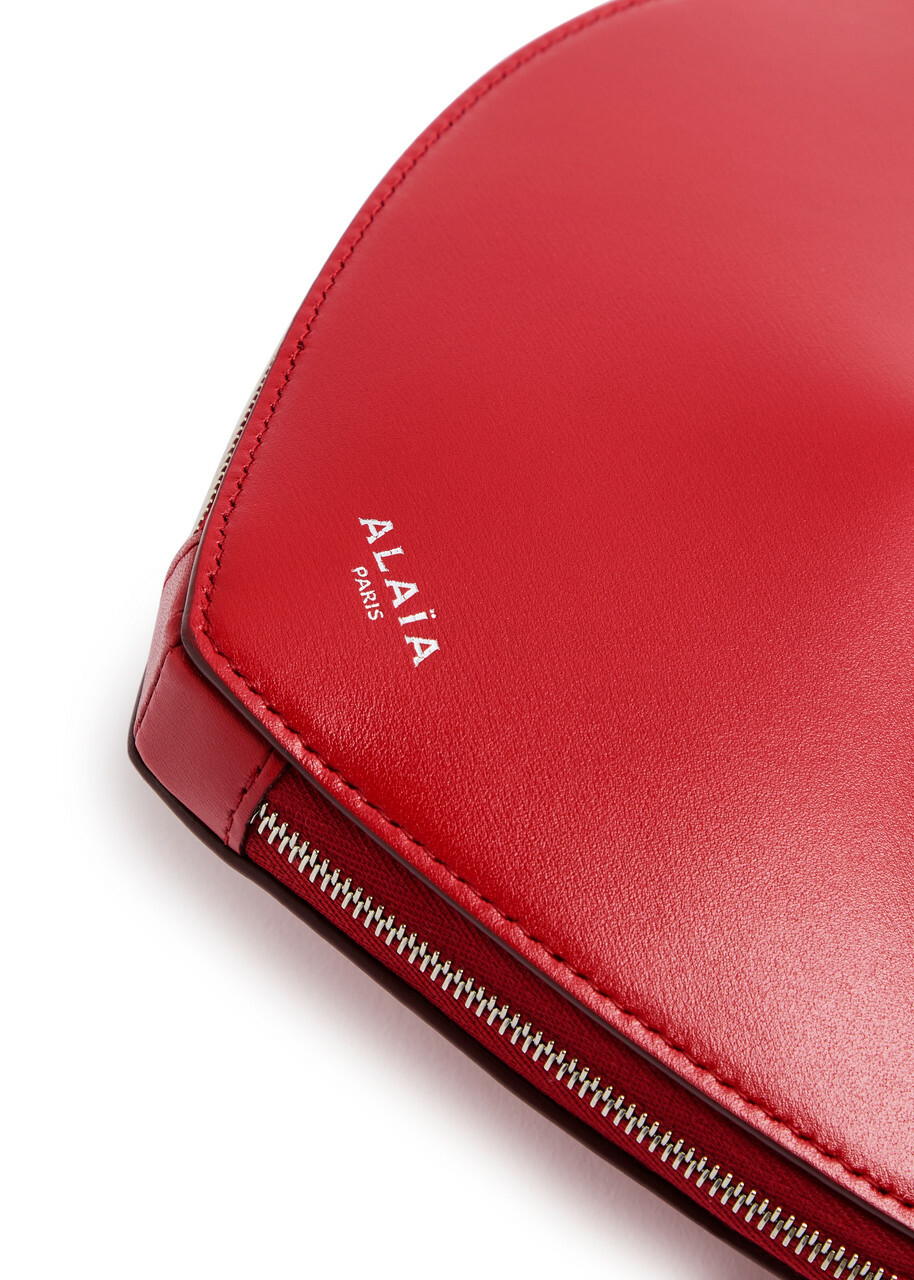 Alaïa Le Coeur Leather Cross-body bag - Red - One Size