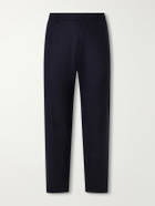 Boglioli - Straight-Leg Woven Virgin Wool Trousers - Blue