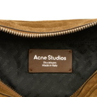 Acne Studios Women's Camero Party Suede Bag in Cognac Brown 