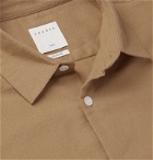 Sandro - Cotton-Flannel Shirt - Brown