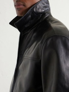 Canali - Leather jacket - Black